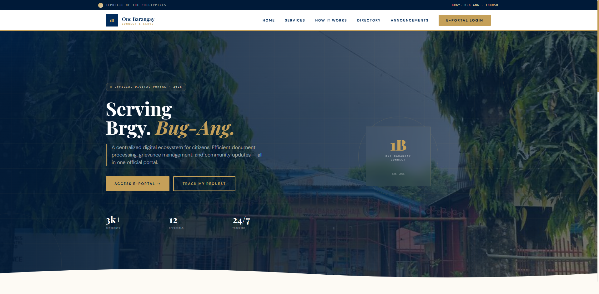 One Barangay Portal